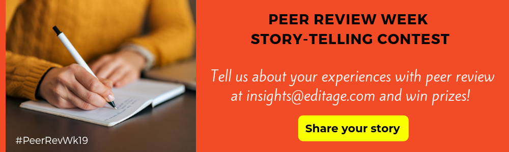 Peer Review Week Story-telling Contest