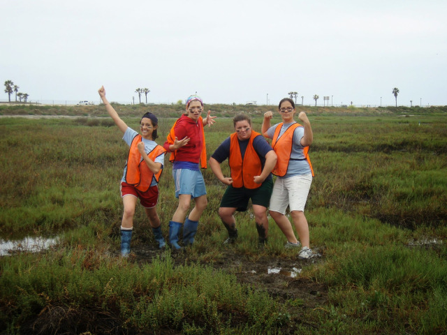 Evidence 3: The women of the Wetland Ecology Lab. Class, class, class.