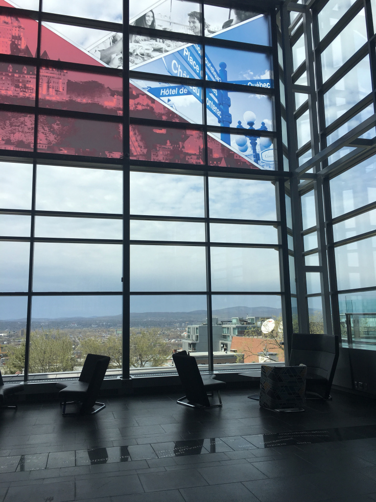 Views of Québec City from the Centre des congrès de Québec