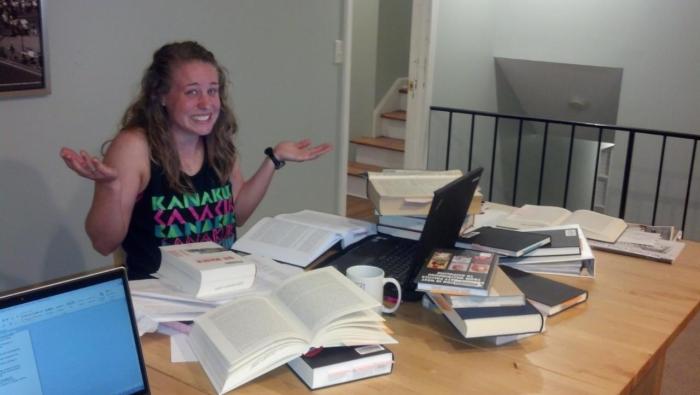 A very candid look at first-year Steffi. Oh, how naive I was back then…