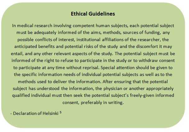 Ethical Guidelines