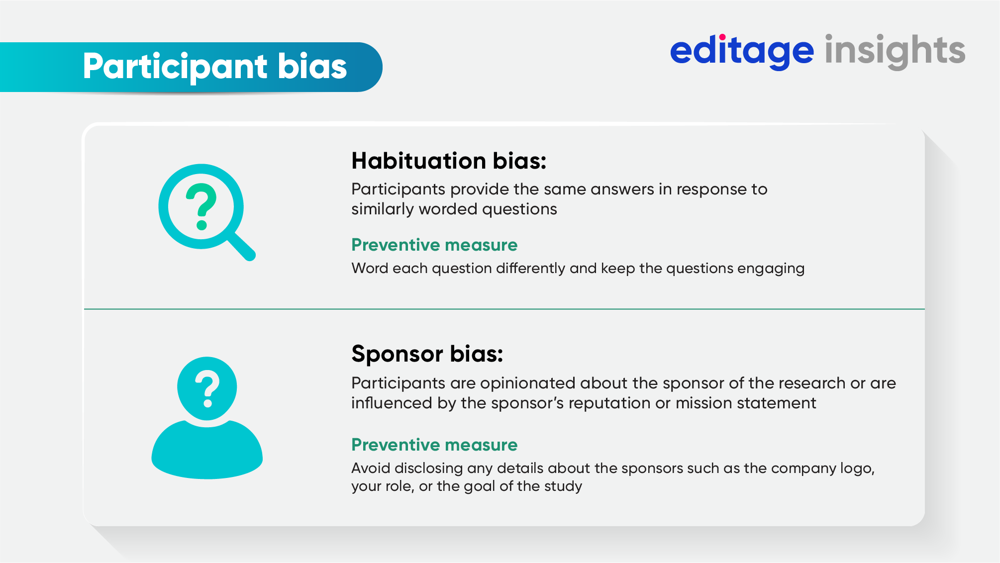 qualitative research avoid bias