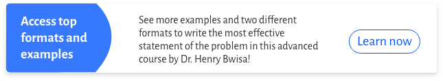 The Basics Of Writing A Statement Of The Problem For Your Research Proposal Editage Insights